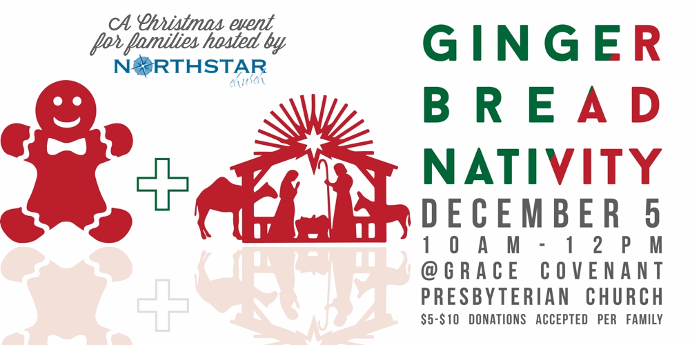 Gingerbread Nativity for families!