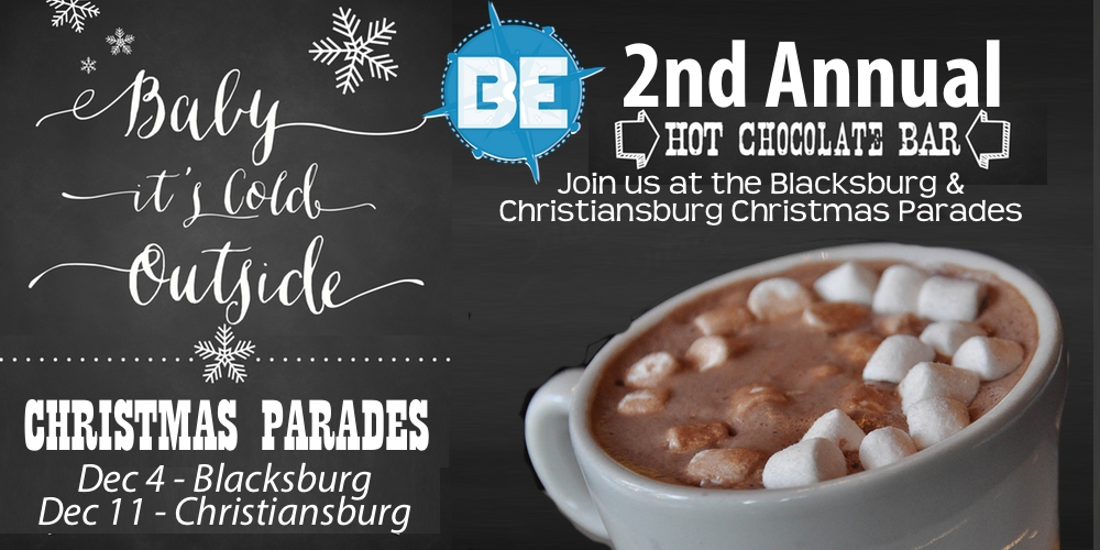 Hot Chocolate handout at Christmas parades!