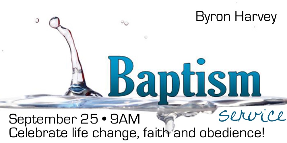 Baptism Celebration on September 25