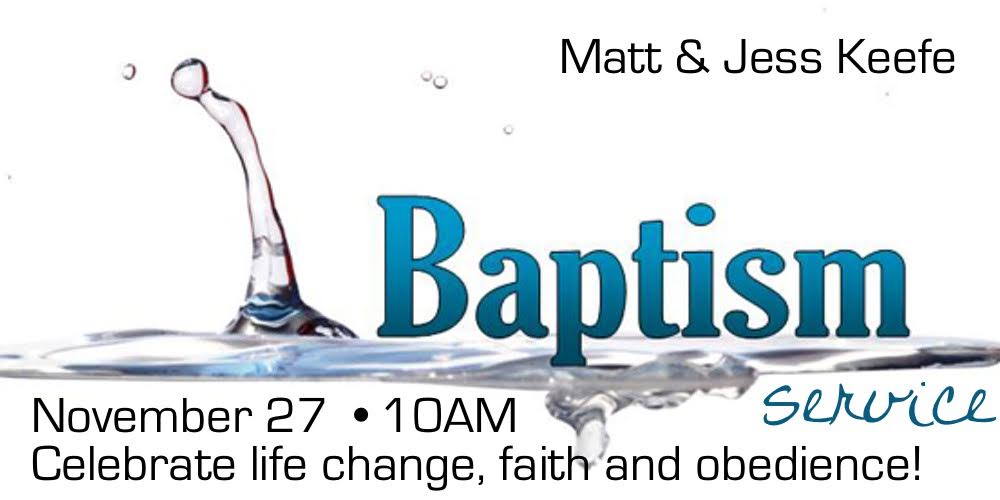 Baptism Celebration on November 27