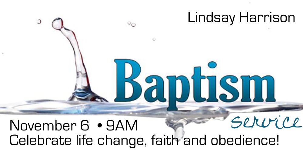 Baptism Celebration on November 6
