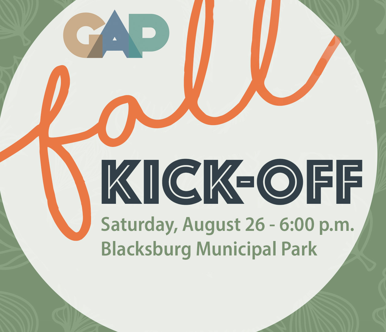 GAP Fall Kickoff