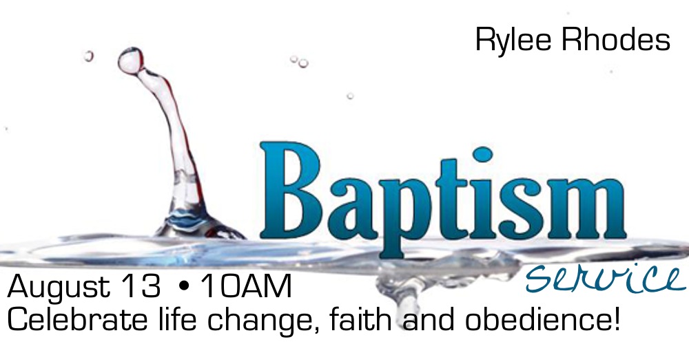 Baptism Celebration on August 13