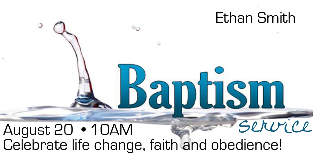 Baptism Celebration on August 20