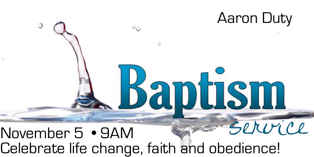 Baptism Celebration on November 5