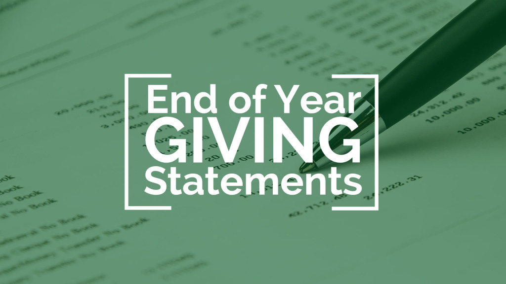 Giving Statements for 2018