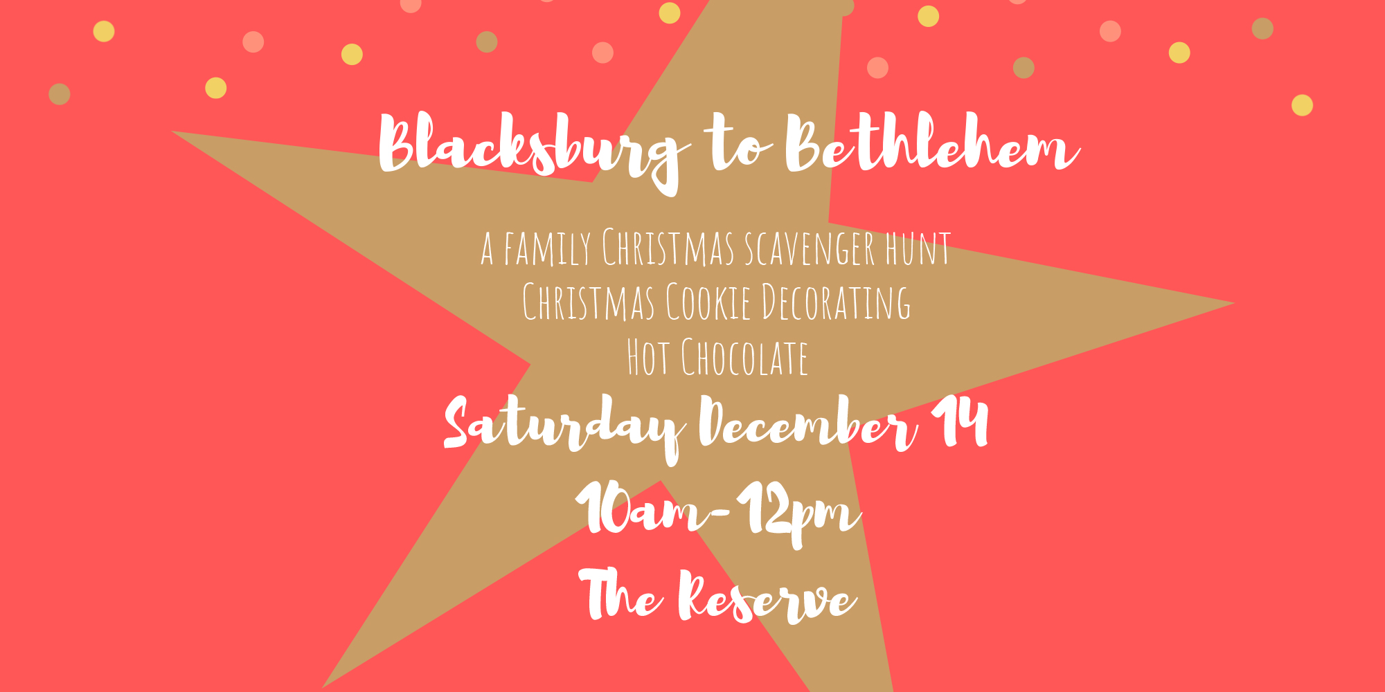 Blacksburg to Bethlehem: Family Christmas Scavenger Hunt